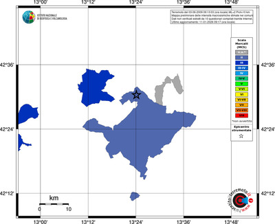 Mappa MCS - territori comuni