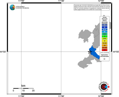 Mappa MCS - territori comuni