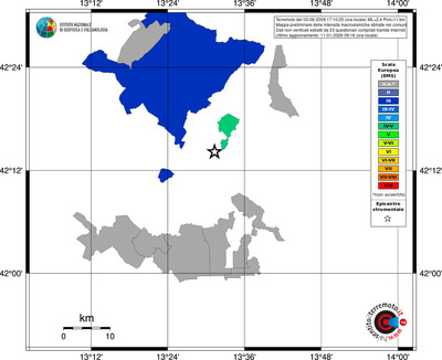 Mappa EMS - territori comuni