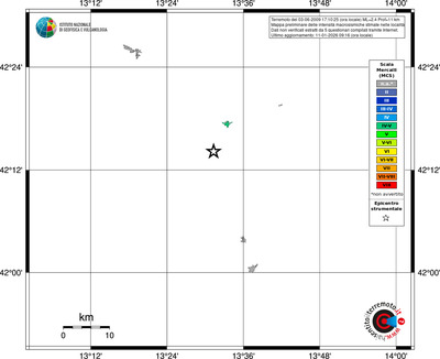 Mappa MCS - territori località