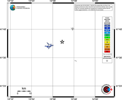 Mappa MCS - territori località