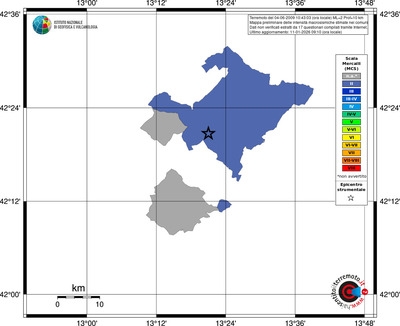 Mappa MCS - territori comuni