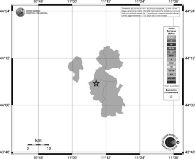 Mappa EMS - territori comuni