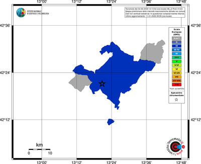 Mappa EMS - territori comuni
