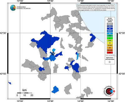 Mappa EMS - territori comuni