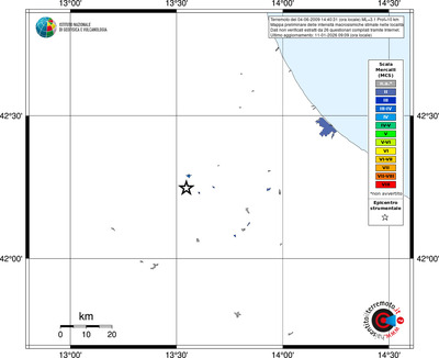 Mappa MCS - territori località