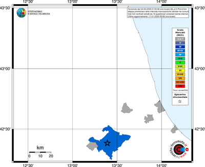 Mappa MCS - territori comuni