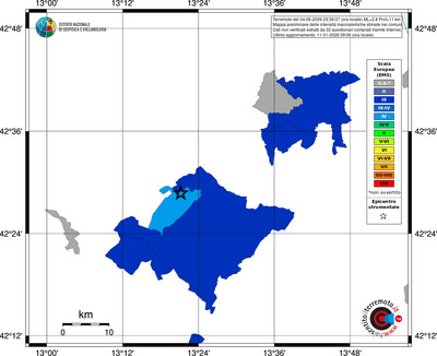 Mappa EMS - territori comuni