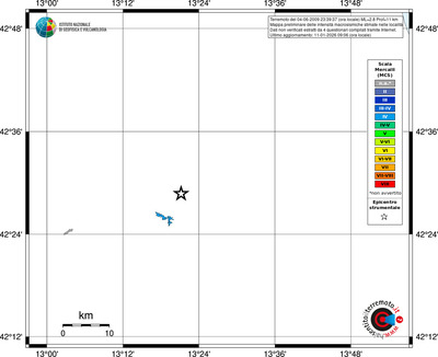 Mappa MCS - territori località