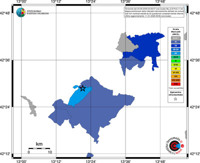 Mappa MCS - territori comuni