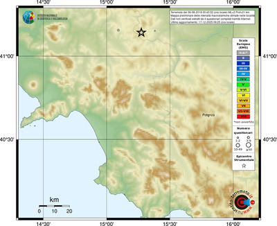 Mappa EMS - località