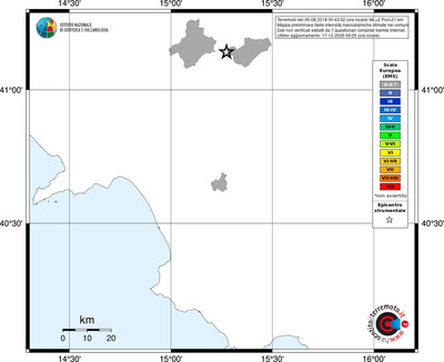 Mappa EMS - territori comuni