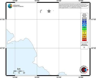 Mappa MCS - territori località