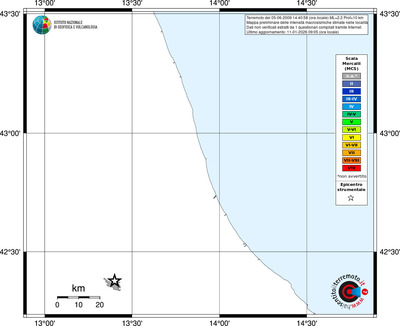 Mappa MCS - territori località