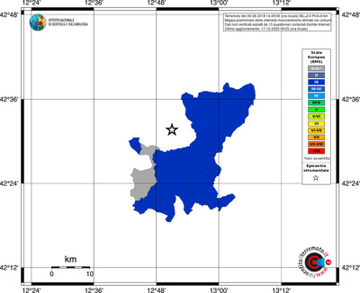 Mappa EMS - territori comuni