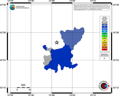 Mappa MCS - territori comuni