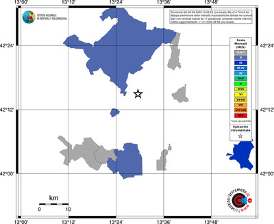 Mappa MCS - territori comuni