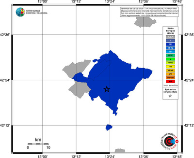 Mappa EMS - territori comuni