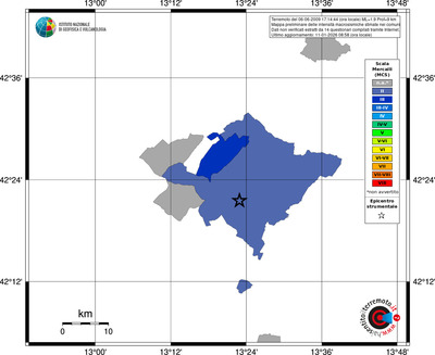 Mappa MCS - territori comuni