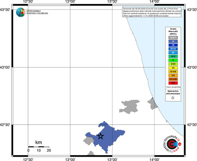 Mappa MCS - territori comuni