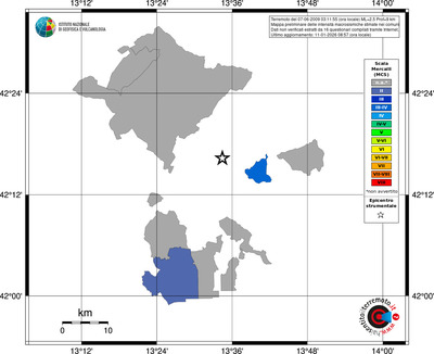 Mappa MCS - territori comuni