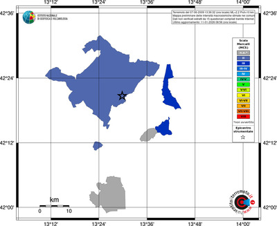 Mappa MCS - territori comuni