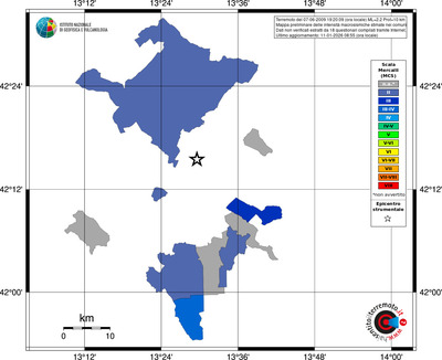 Mappa MCS - territori comuni
