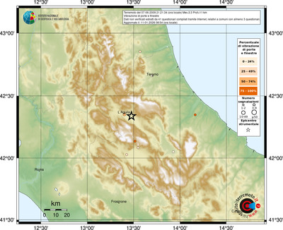 Mappa comuni con almeno 3 questionari