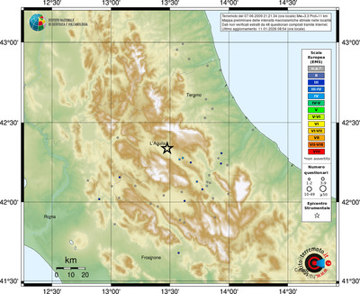 Mappa EMS - località