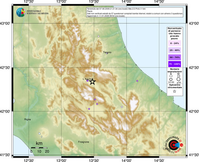 Mappa comuni con almeno 3 questionari