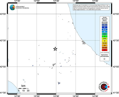 Mappa MCS - territori località