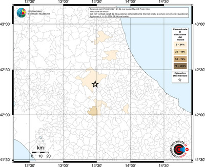 Mappa territorio comunale con almeno 3 questionari