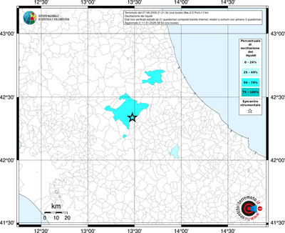 Mappa territorio comunale con almeno 3 questionari