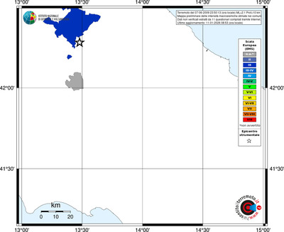 Mappa EMS - territori comuni