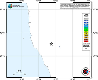 Mappa MCS - territori località
