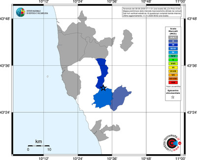 Mappa MCS - territori comuni