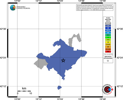 Mappa MCS - territori comuni