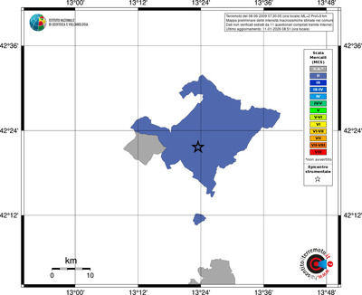 Mappa MCS - territori comuni