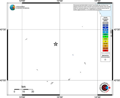 Mappa EMS - territori località