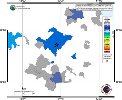 Mappa MCS - territori comuni