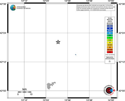 Mappa MCS - territori località