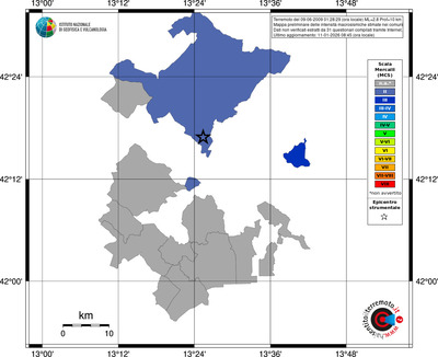 Mappa MCS - territori comuni