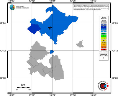 Mappa MCS - territori comuni