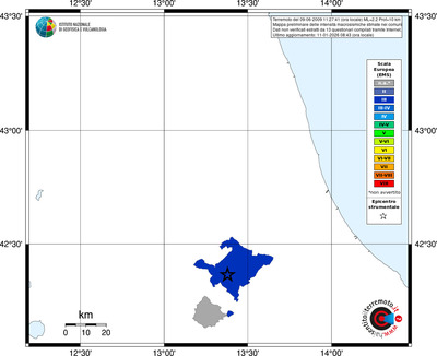 Mappa EMS - territori comuni