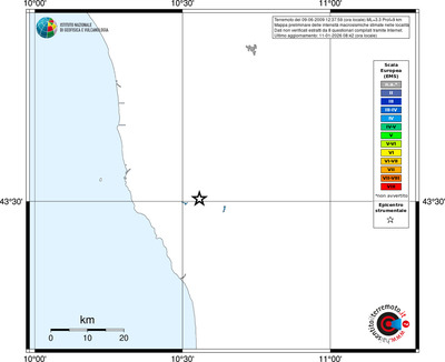 Mappa EMS - territori località