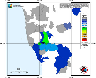 Mappa MCS - territori comuni