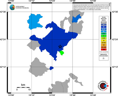 Mappa MCS - territori comuni