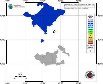 Mappa EMS - territori comuni