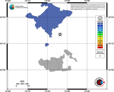 Mappa MCS - territori comuni