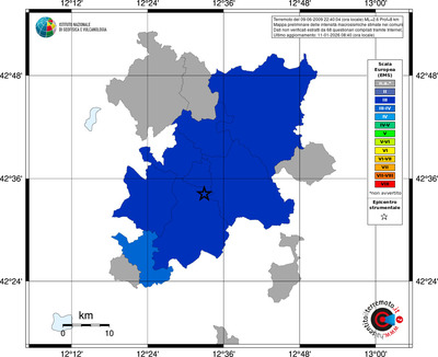 Mappa EMS - territori comuni